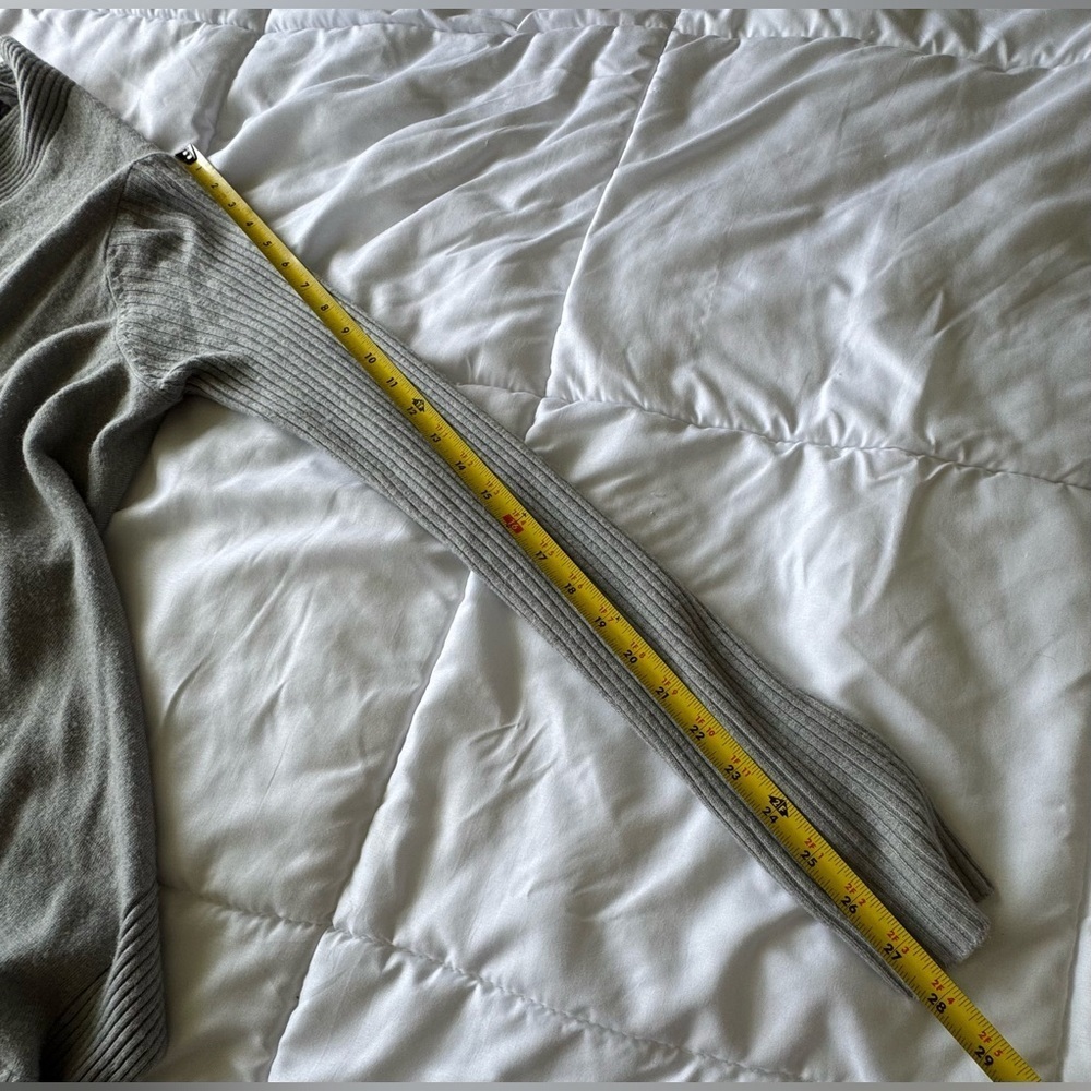 To the Max Gray Ribbed Cardigan Sweater - Picture 8 of 8